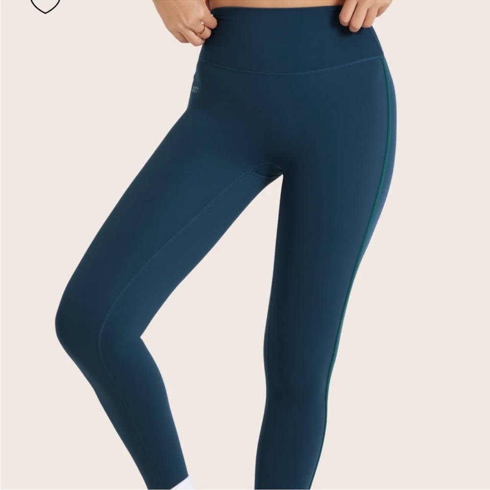 SET Active Navy and Dark Teal Sports Bra - Picture 3 of 3